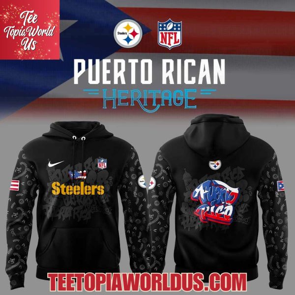 Pittsburgh Steelers Puerto Rican Heritage Hoodie