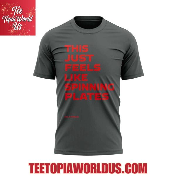Radiohead 2025 Tour Collection Zspinning Plates Shirt