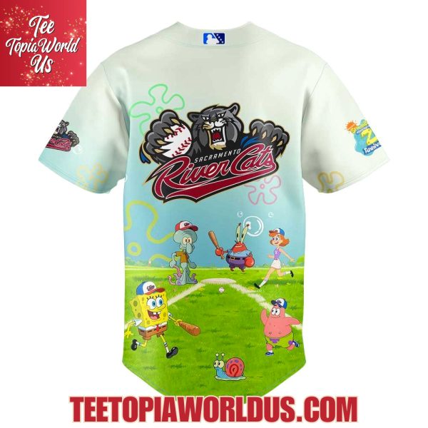 Sacramento River Cats SpongeBob Day Jersey