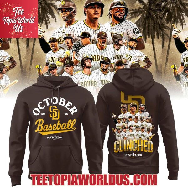 San Diego Padres October 2025 Postseason T-Shirt, Hoodie
