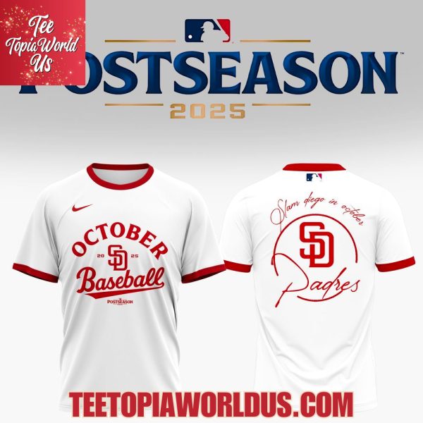 San Diego Padres Slam Diego October T-Shirt