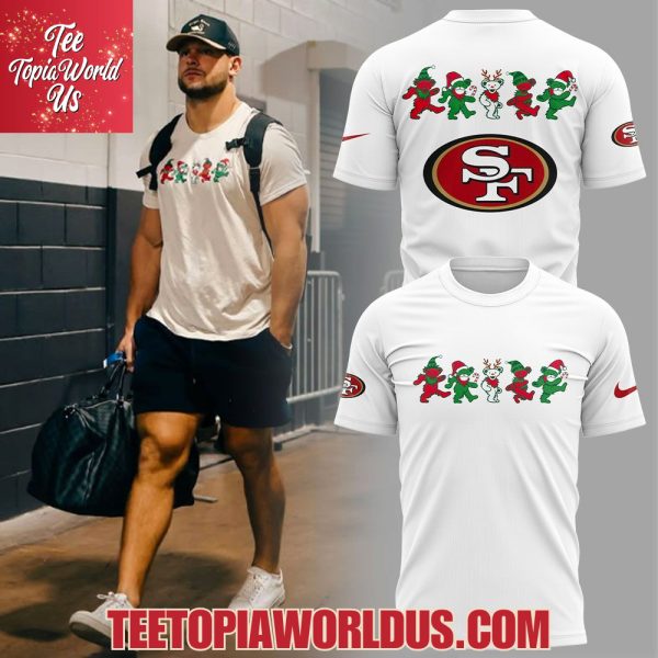San Francisco 49ers Grateful Dead Dancing Bears Christmas T-Shirt, Hoodie