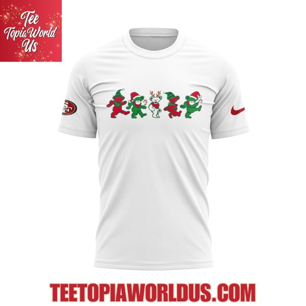 San Francisco 49ers Grateful Dead Dancing Bears Christmas T-Shirt, Hoodie