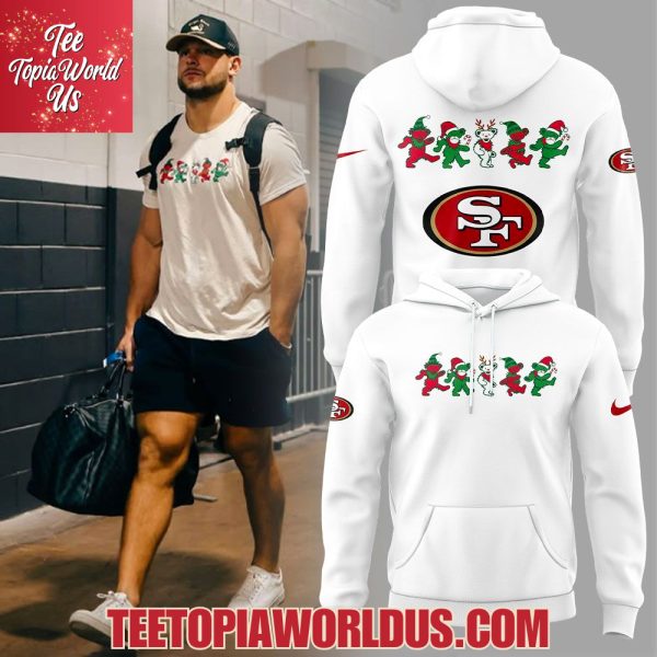 San Francisco 49ers Grateful Dead Dancing Bears Christmas T-Shirt, Hoodie