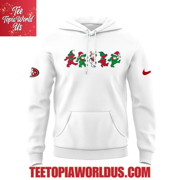 San Francisco 49ers Grateful Dead Dancing Bears Christmas T-Shirt, Hoodie