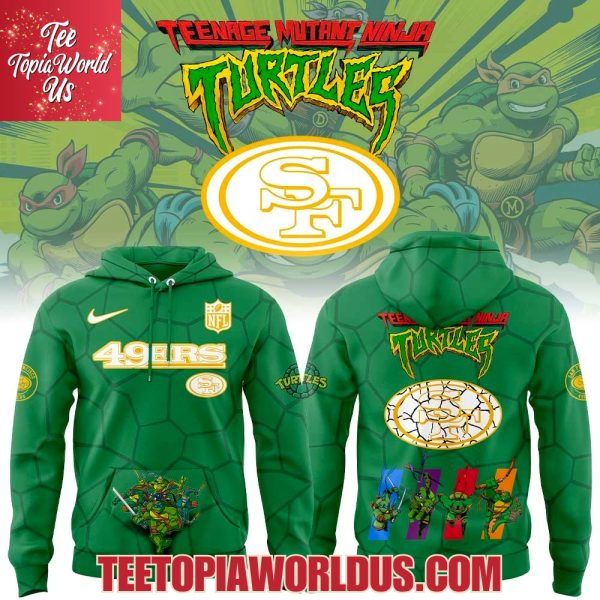 San Francisco 49ers Ninja Turtles Hoodie