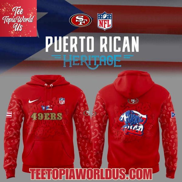 San Francisco 49ers Puerto Rican Heritage Hoodie