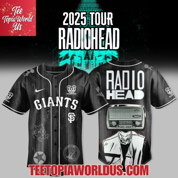 San Francisco Giants x Radiohead 2025 Tour Merch Jersey