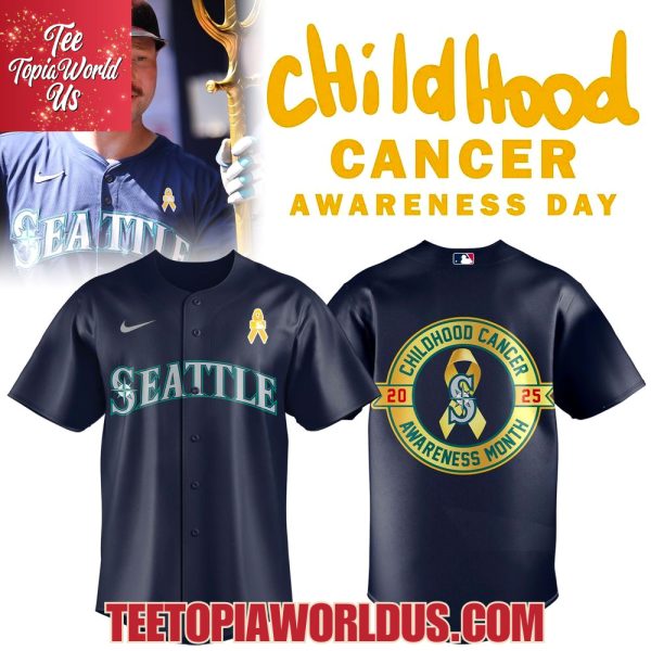 Seattle Mariners Child Hood Cancer awareness Jersey