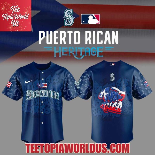 Seattle Mariners Puerto Rican Heritage Jersey