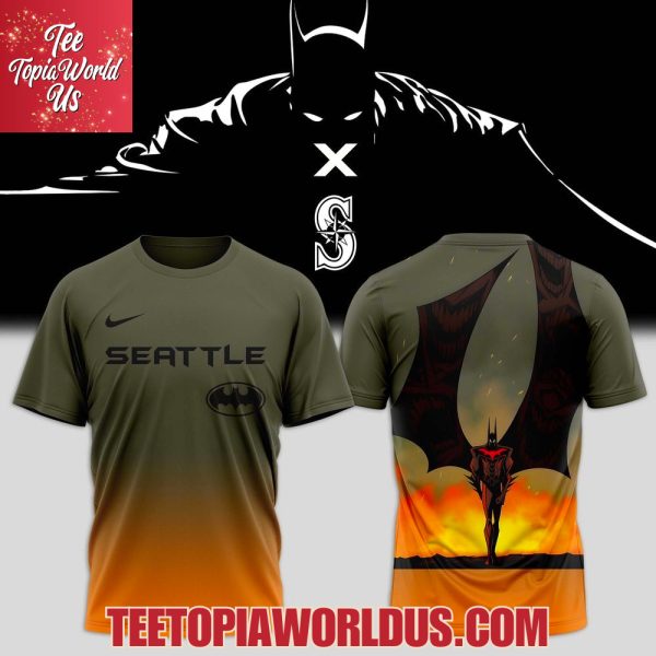 Seattle Mariners x Batman T-Shirt, Hoodie