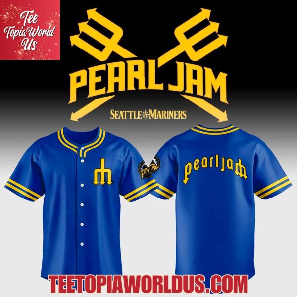 Seattle Mariners x Pearl Jam Ten Club Night Jersey