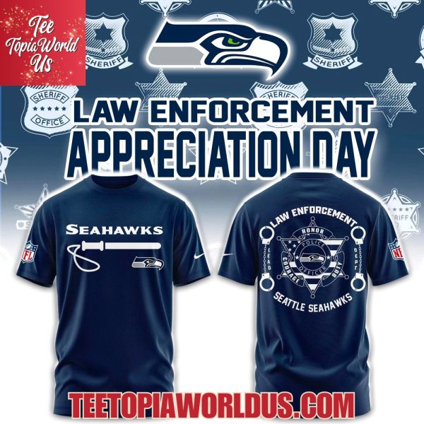 Seattle Seahawks Law Enforcement Appreciation Day Hoodie