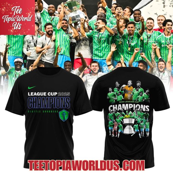 Seattle Sounders League Cup 2025 Champions T-Shirt, Hoodie