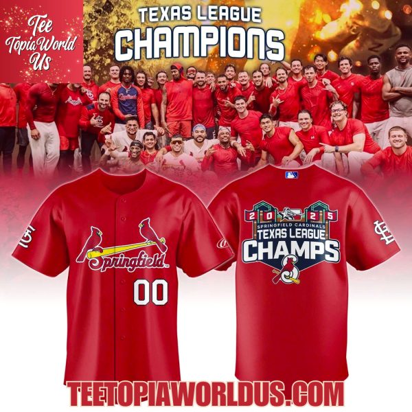 Springfield Cardinals x 2025 Texas League Champions Jersey