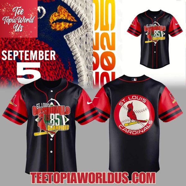 St. Louis Cardinals 80s Night Throwback 1985 NL Champs Jersey
