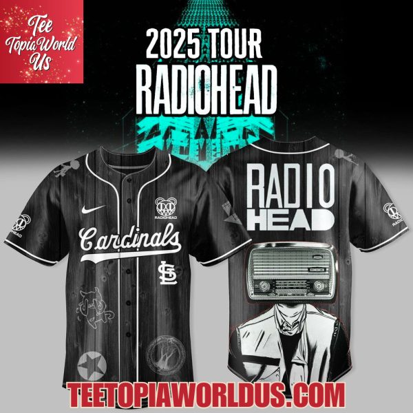 St. Louis Cardinals x Radiohead 2025 Tour Merch Jersey