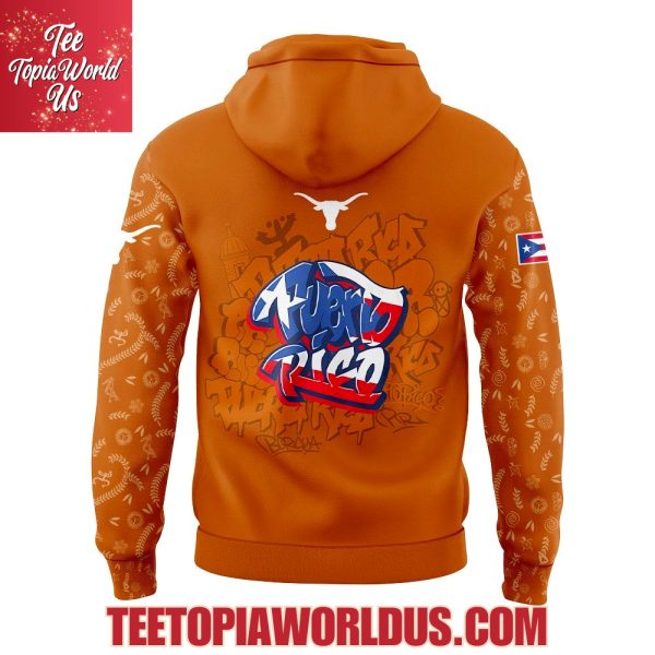 Texas Longhorns Puerto Rican Heritage Hoodie