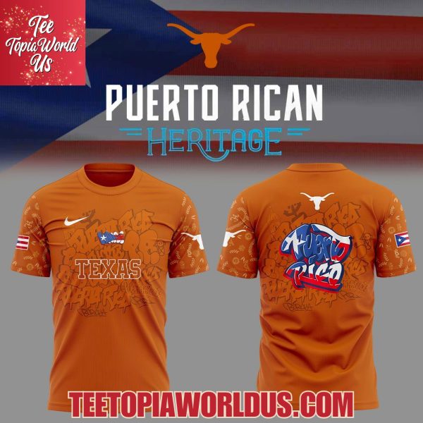 Texas Longhorns Puerto Rican Heritage Hoodie