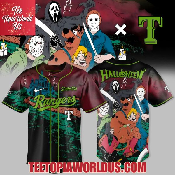 Texas Rangers x 2025 Happy Halloween Scooby-Doo Jersey
