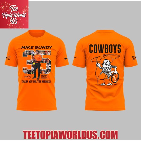 Thank you, Mike Gundy, for 35 years of wholehearted dedication to OSU Football T-Shirt, Hoodie