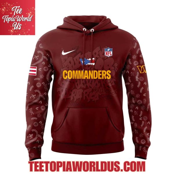 Washington Commanders Puerto Rican Heritage Hoodie