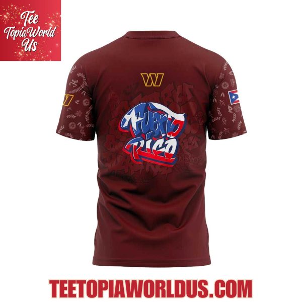 Washington Commanders Puerto Rican Heritage Hoodie