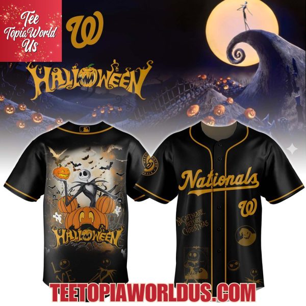 Washington Nationals x The Nightmare Halloween Day Jersey