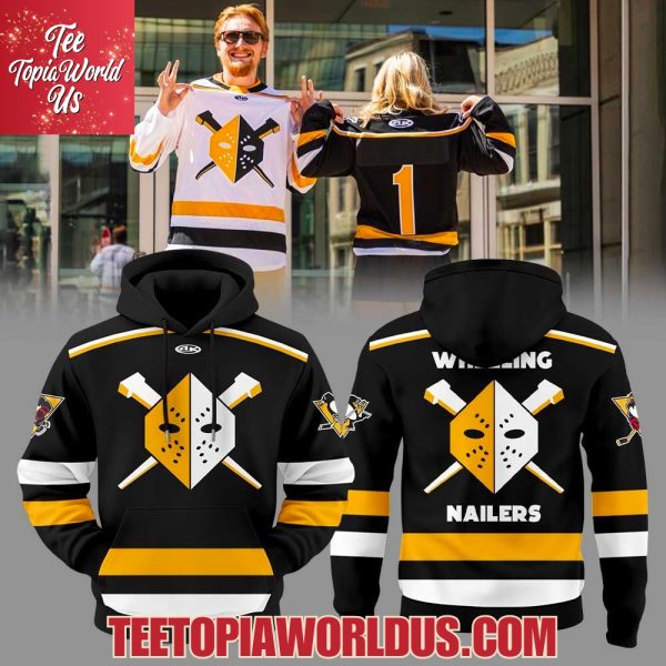 Wheeling Nailers Our 2025-26 Replica Black Hoodie