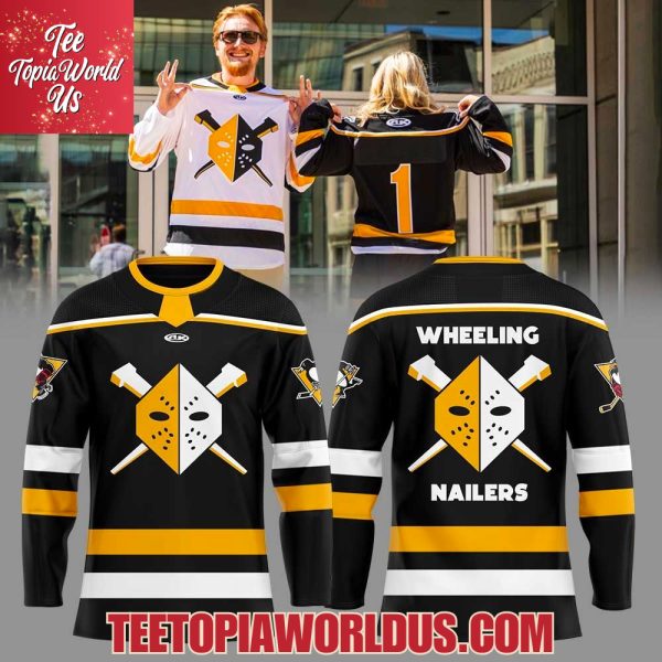 Wheeling Nailers Our 2025-26 Replica Black Jersey