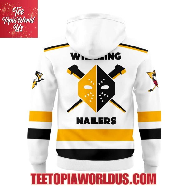 Wheeling Nailers Our 2025-26 Replica White Hoodie
