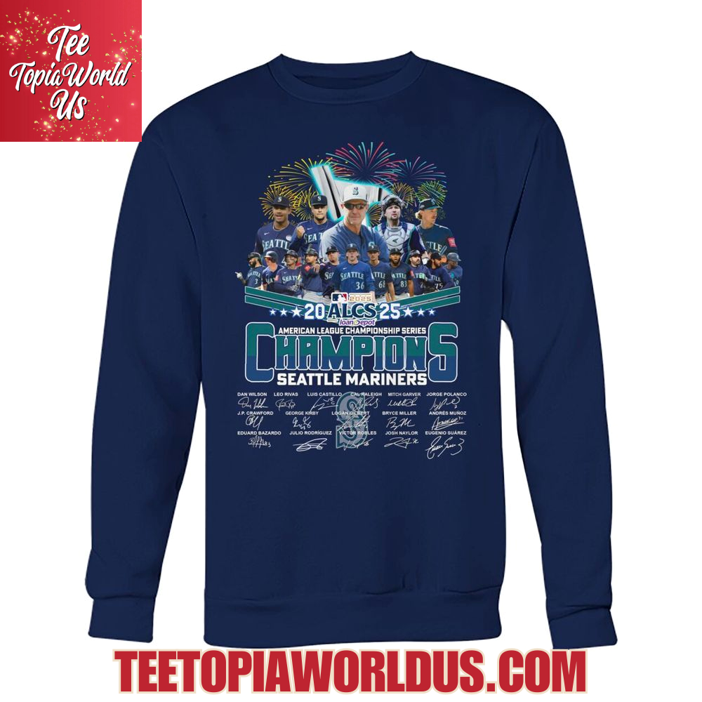 2025 ALCS Champions Seattle Mariners T-Shirt 2025 ALCS Champions Seattle Mariners T-Shirt