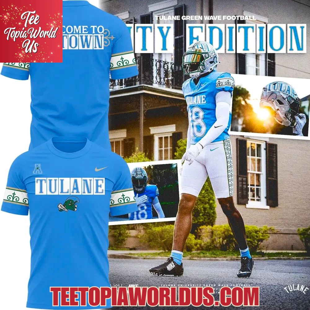 2025 City Edition Tulane Football Hoodie 2025 City Edition Tulane Football Hoodie