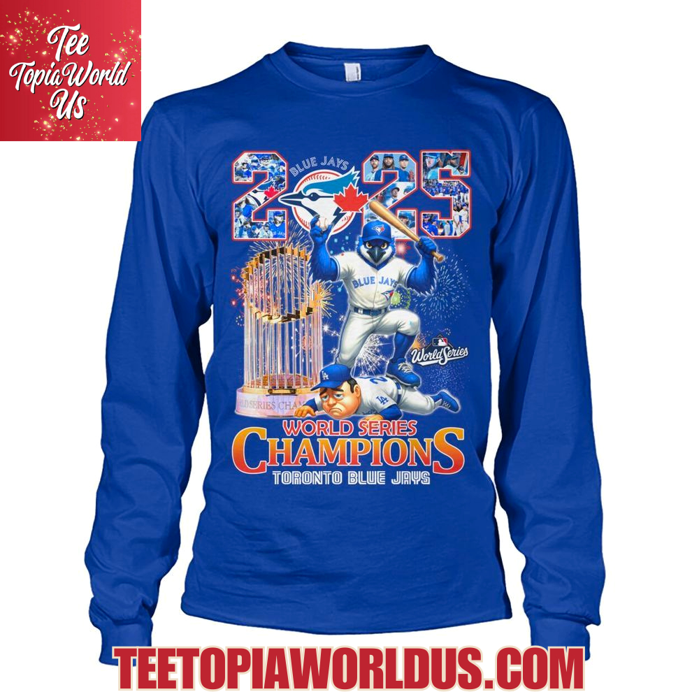 2025 World Series Champions Toronto Blue Jays T-Shirt 2025 World Series Champions Toronto Blue Jays T-Shirt