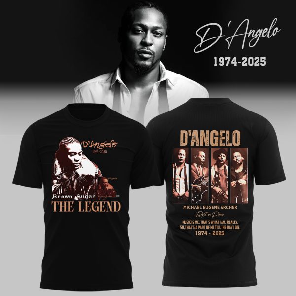 Legendary R&B singer D’Angelo – Rest in Peace T-Shirt