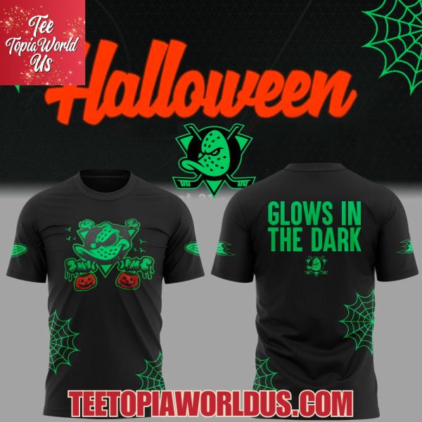 Anaheim Ducks Glows In The Dark Halloween T-Shirt, Hoodie
