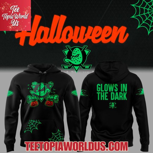 Anaheim Ducks Glows In The Dark Halloween T-Shirt, Hoodie