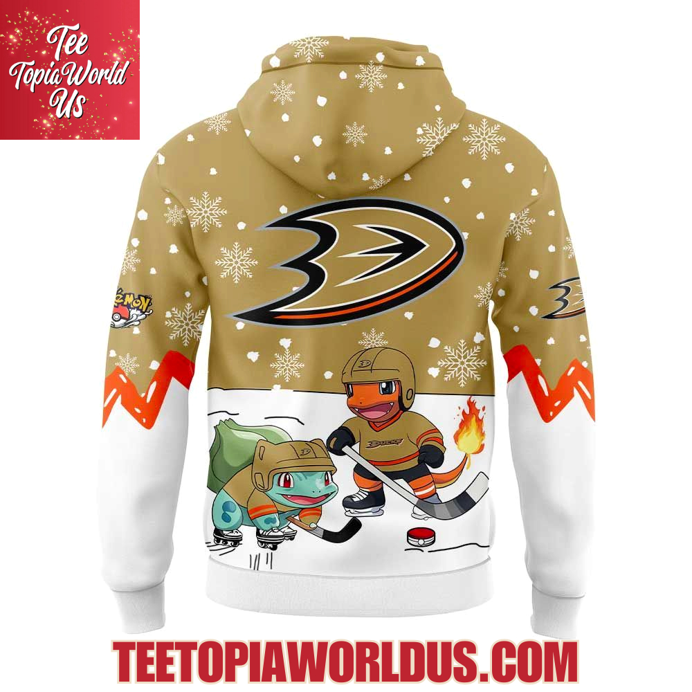 Anaheim Ducks x Pokemon 2025 Hoodie Anaheim Ducks x Pokemon 2025 Hoodie