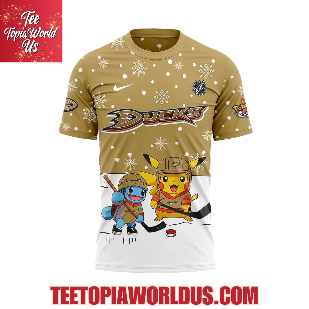 Anaheim Ducks x Pokemon 2025 Hoodie Anaheim Ducks x Pokemon 2025 Hoodie
