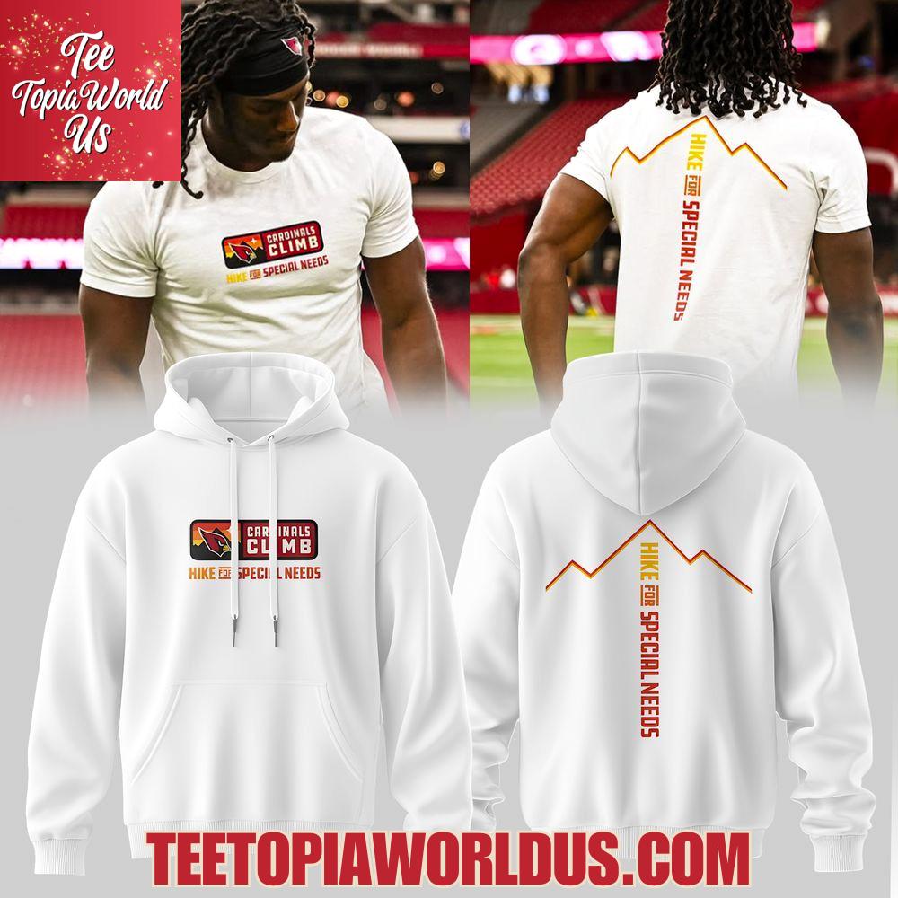 Arizona Cardinals Climb Hike for Special Needs T-Shirt Arizona Cardinals Climb Hike for Special Needs T-Shirt