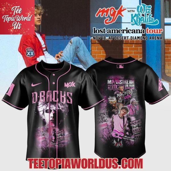 Arizona Diamondbacks x Machine Gun Kelly – Lost Americana Tour Jersey