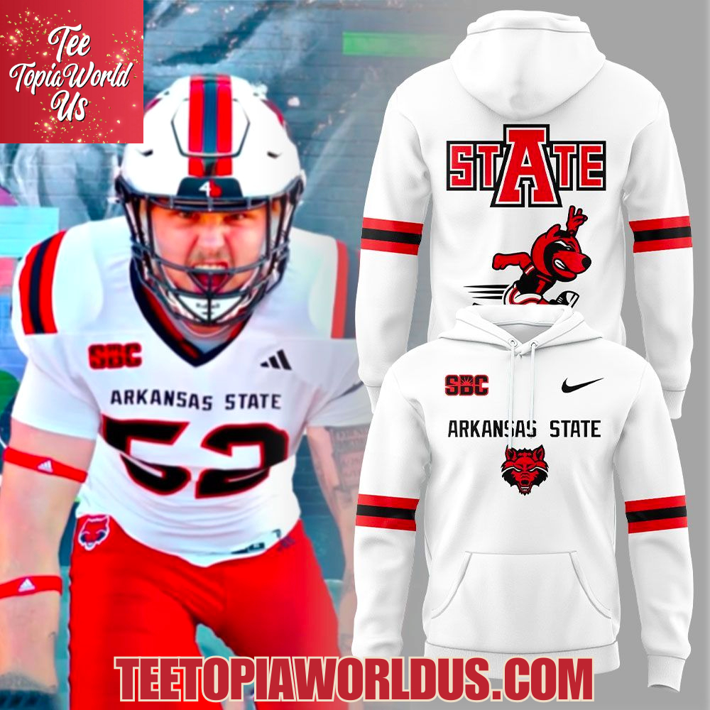Arkansas State Football New uniform launch 2025 Hoodie Arkansas State Football New uniform launch 2025 Hoodie