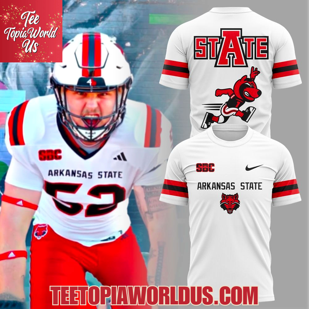 Arkansas State Football New uniform launch 2025 Hoodie Arkansas State Football New uniform launch 2025 Hoodie
