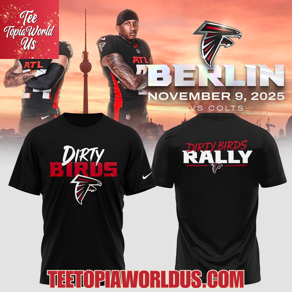 Atlanta Falcons Global Flight to Berlin 2025 Hoodie Atlanta Falcons Global Flight to Berlin 2025 Hoodie