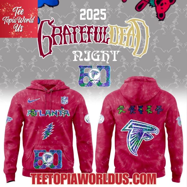Atlanta Falcons Grateful Dead Night 60th Hoodie Atlanta Falcons Grateful Dead Night 60th Hoodie