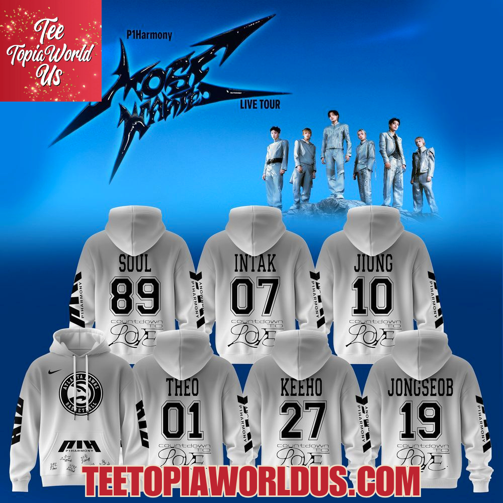 Atlanta Hawks x P1Harmony Tour P1ustage H : MOST WANTED Hoodie Atlanta Hawks x P1Harmony Tour P1ustage H : MOST WANTED Hoodie