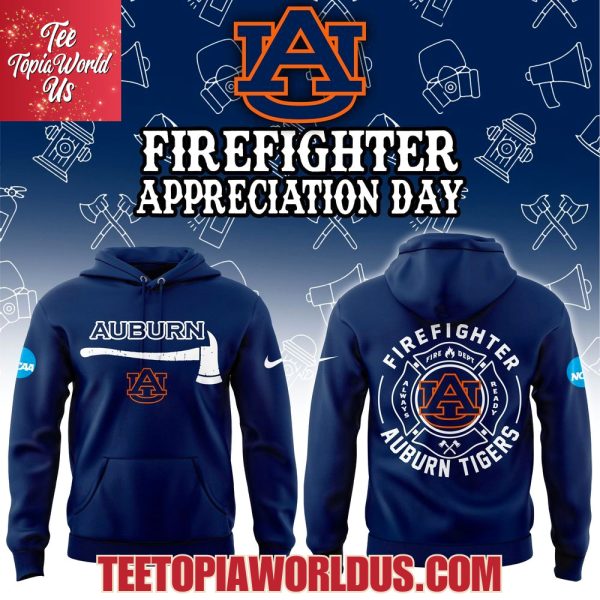 Auburn Tigers Firefighter Application Day Hoodie