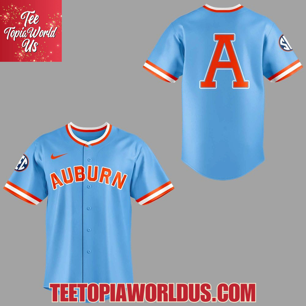 Auburn Tigers Throwback 1976 Blue Jersey Auburn Tigers Throwback 1976 Blue Jersey