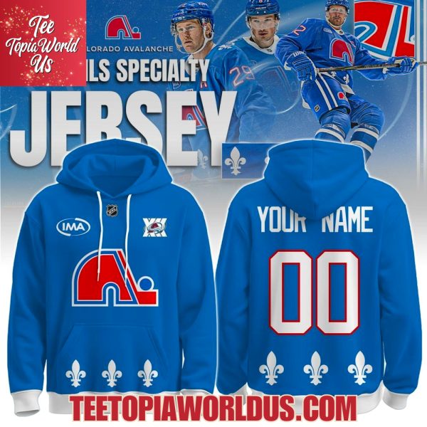 Avalanche x Nordiques Heritage Ice Hoodie Avalanche x Nordiques Heritage Ice Hoodie
