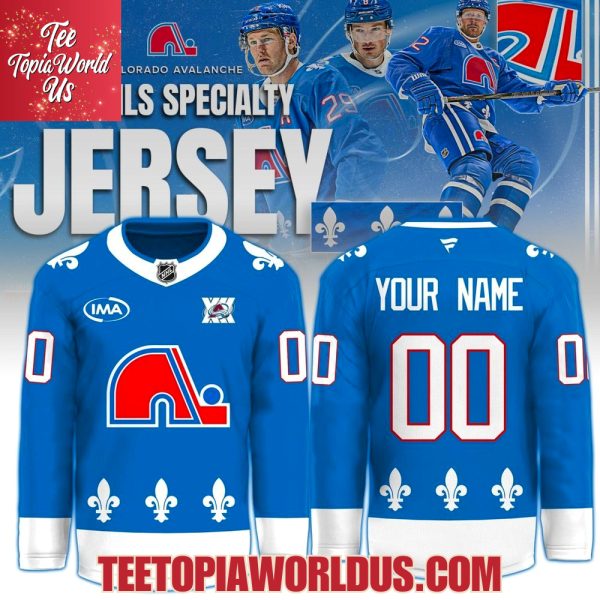 Avalanche x Nordiques Heritage Ice Jersey Avalanche x Nordiques Heritage Ice Jersey